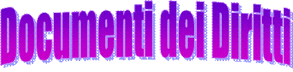 Documenti dei Diritti