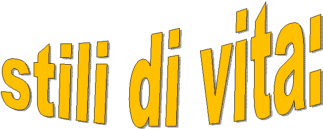 stili di vita: